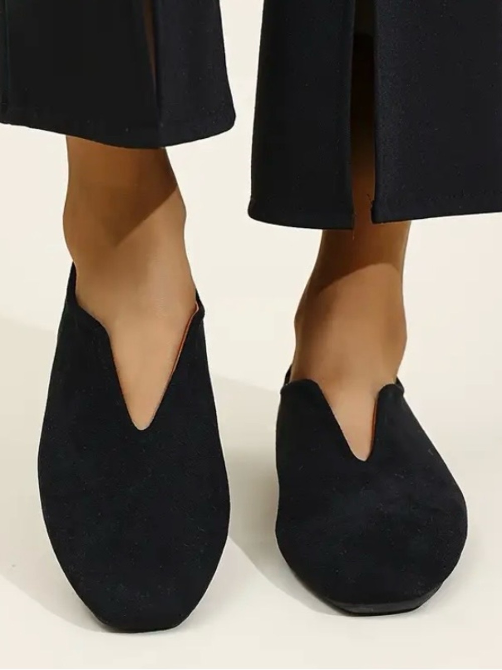 Brand New Black Slip-On Women's Loafers
